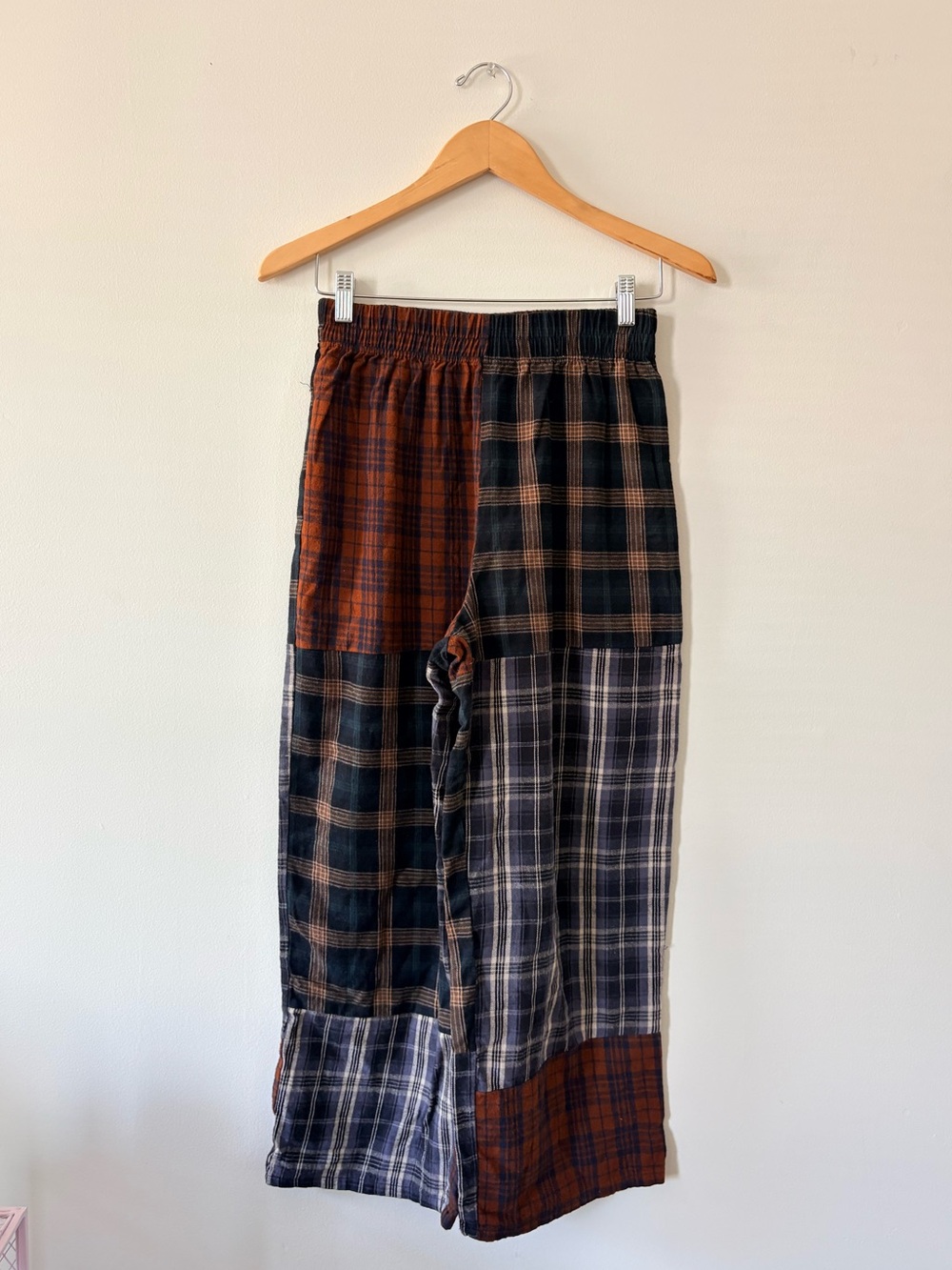 NATURAL LIFE Women’s Patchwork Plaid Lounge Pants